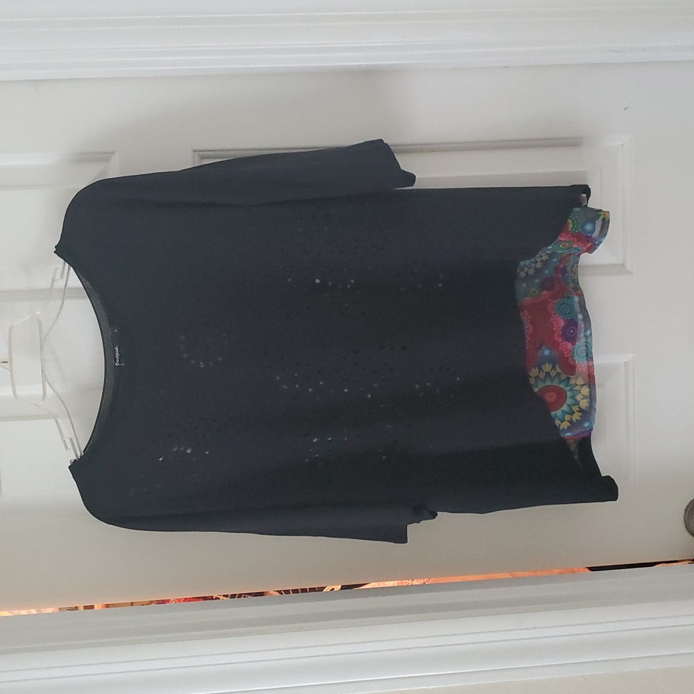 Desigual Top Cutout Butterfly NWT